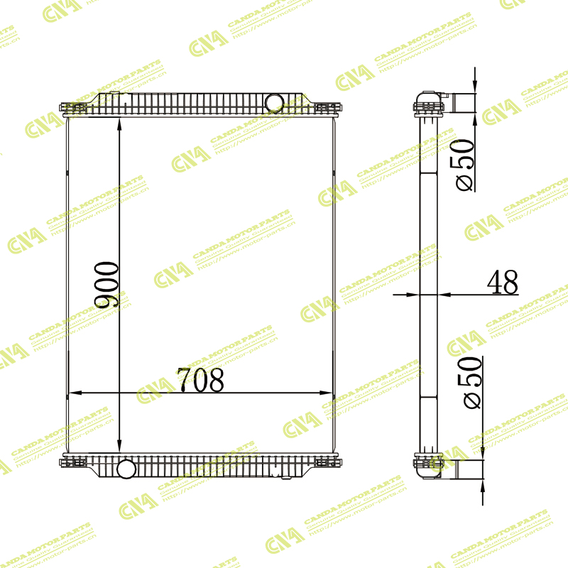 Radiator IVECO IVECO IRIS BUS02>MT