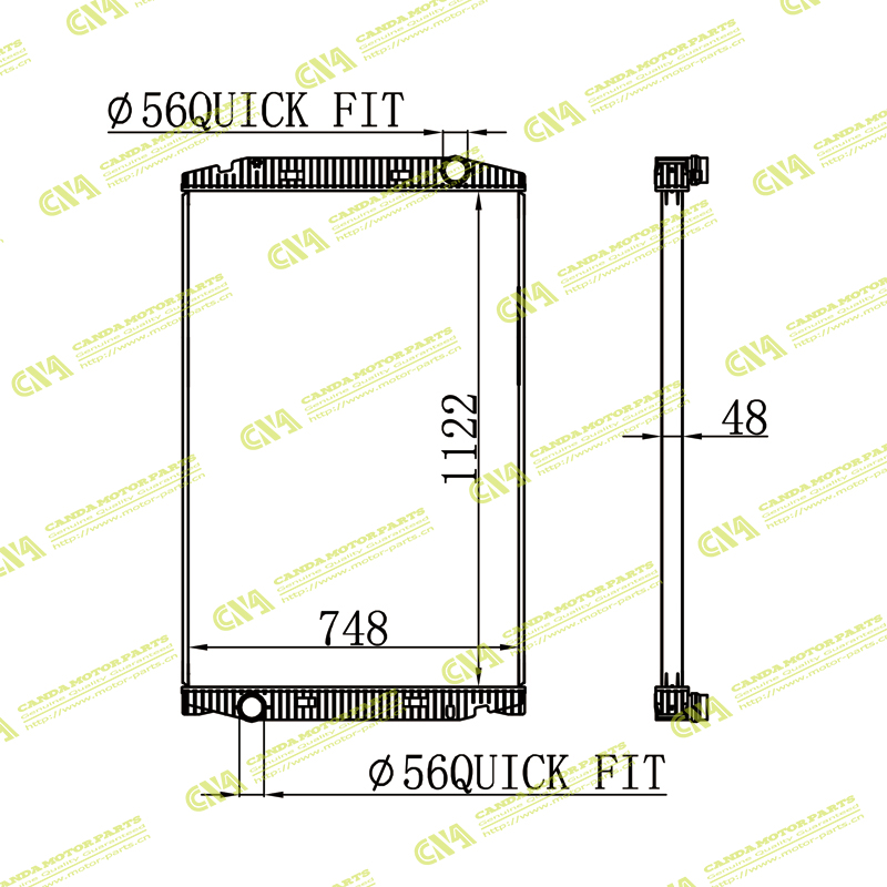 Radiator IVECO 41214447