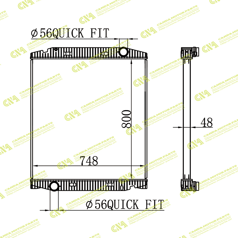 Radiator IVECO 41218266