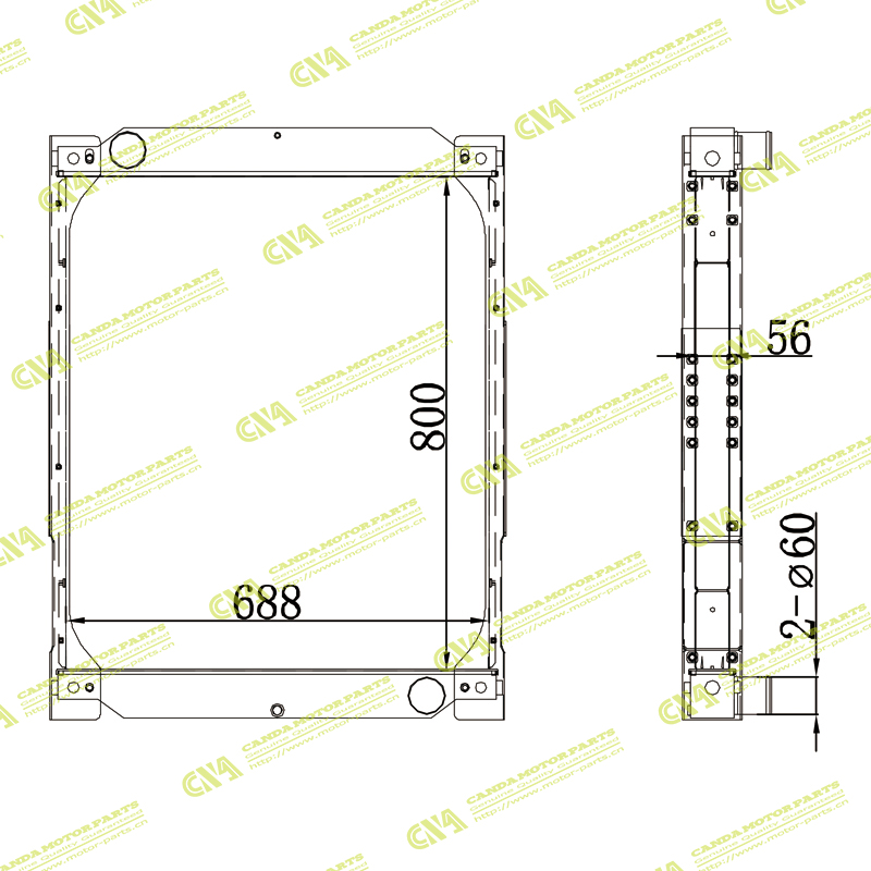 Radiator DAEWOO 32611-02090