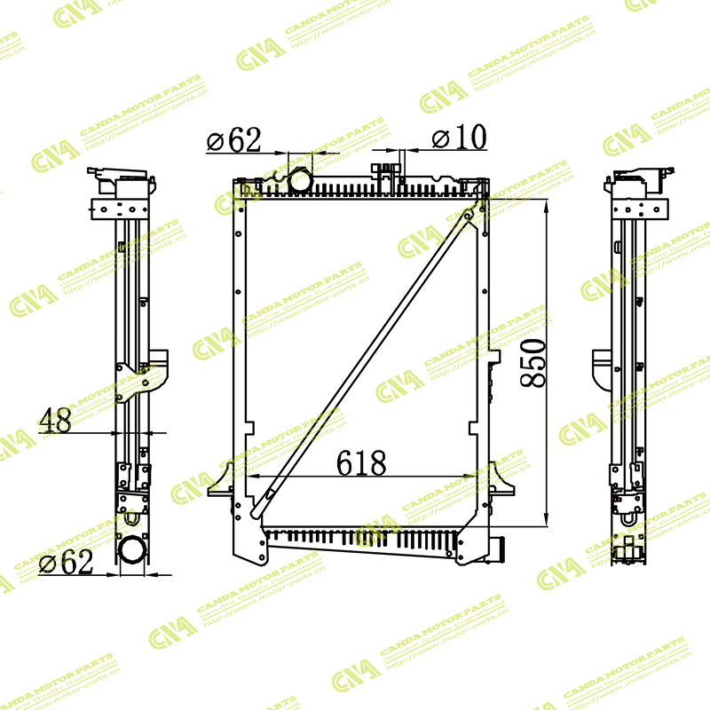 Radiator DAF 1434916/1627416