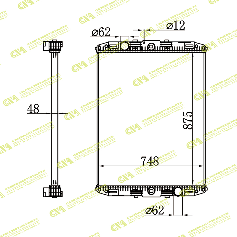 Radiator DAF DAF F 95 310 95-98 MT