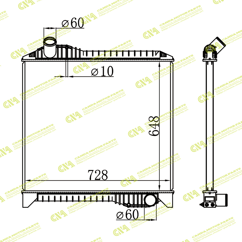 Radiator HINO 16081-6000