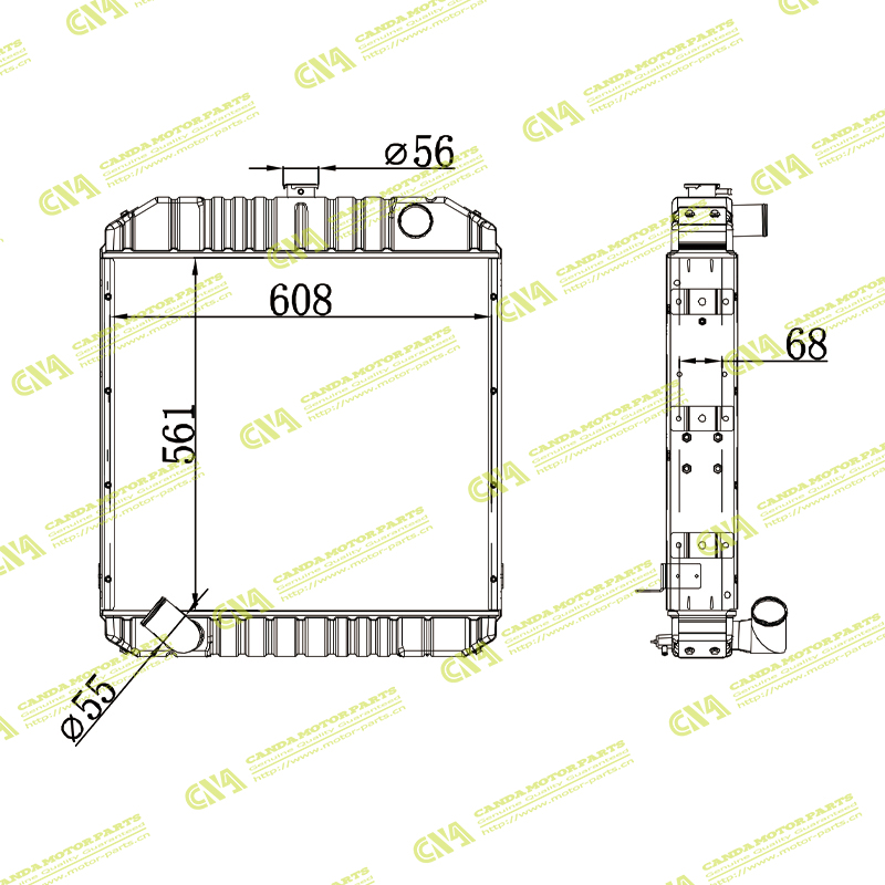 Radiator HYUNDAI TRUCK MT