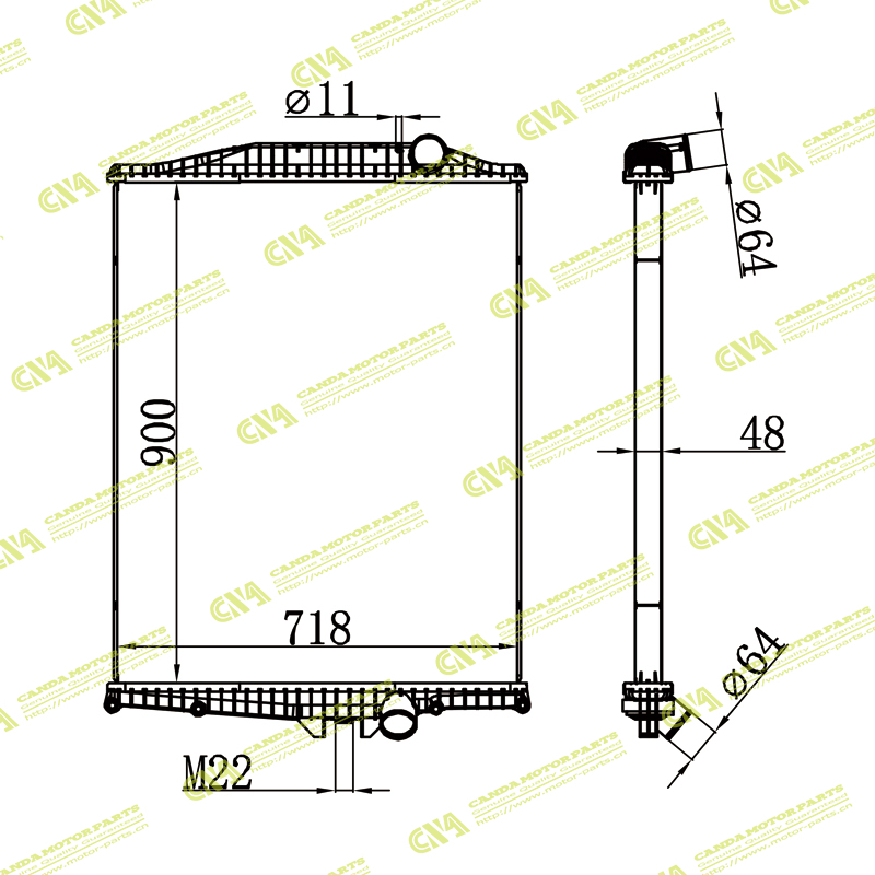 Radiator VOLVO 1676436/20460178