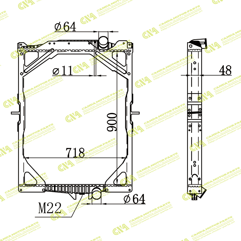 Radiator VOLVO 1665249/167636