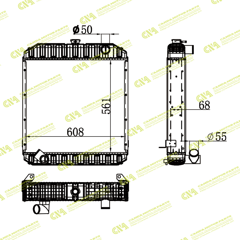 Radiator HYUNDAI 16090-6790